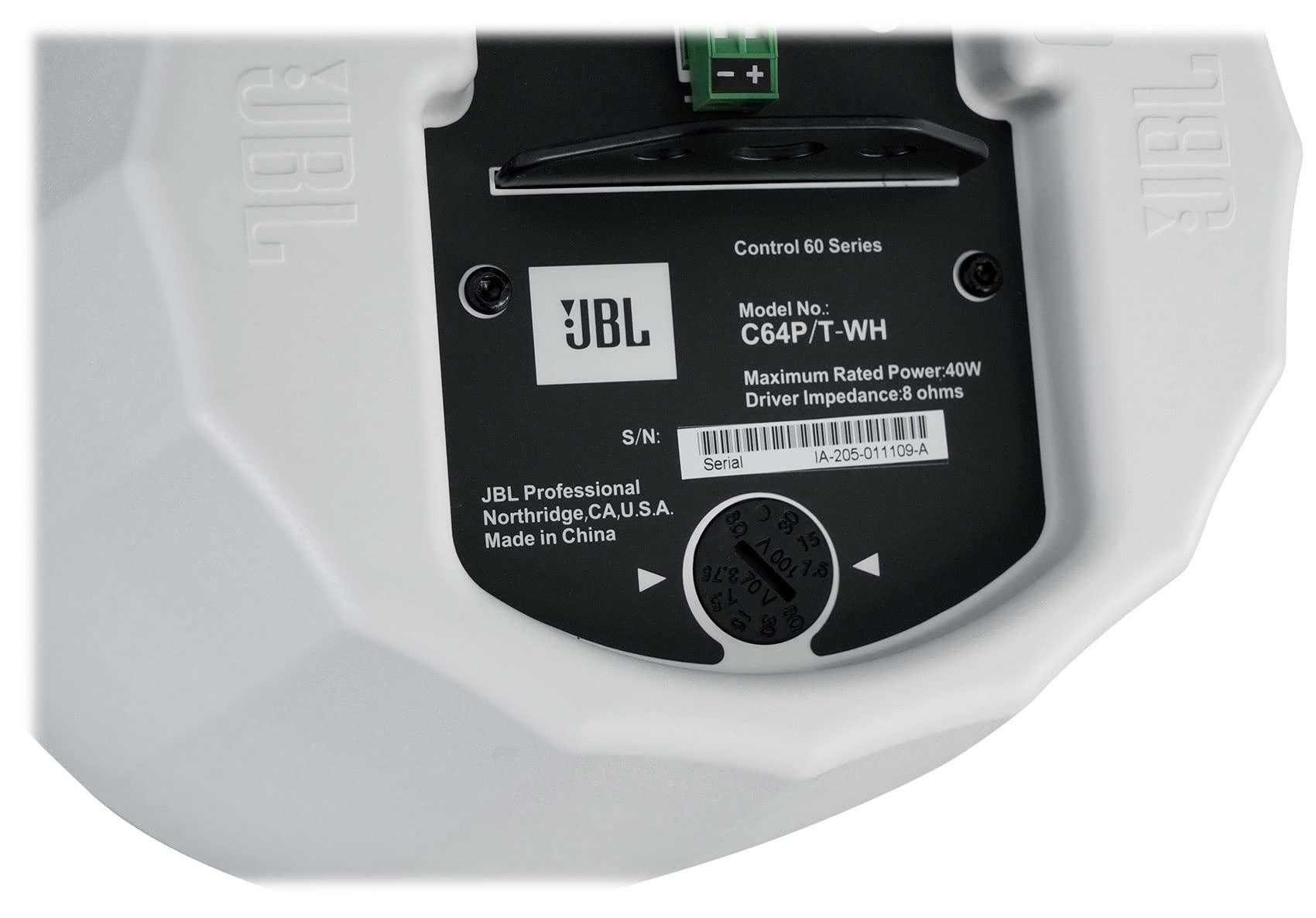 Amazon.co.jp: JBL プロフェッショナル C64P/T-WH コンパクト